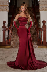 Satin Angelina Gown